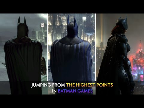 Jumping from the Highest Points - Batman Games!