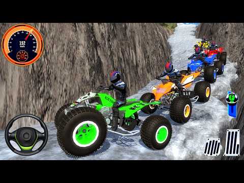 Extreme Motocross ATV Bike #3 - Impossible Dirt Quad Bikes Racing Game Stunts - Android IOS Gameplay