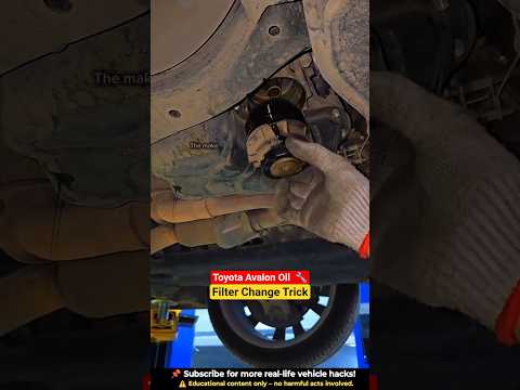 Thumbnail for Toyota Avalon oil filter changing trick #DIY #CarRepair by Toyota Avalon