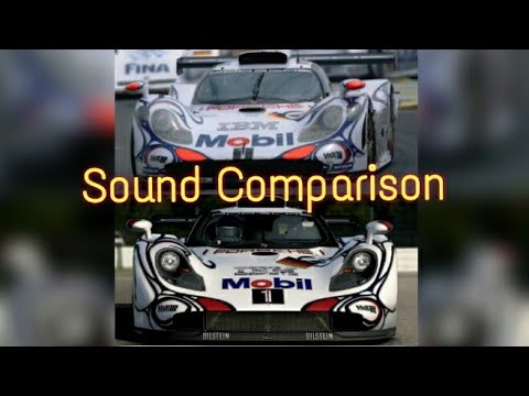 Porsche GT1-98 "Game vs Real Life" Sound Comparison.