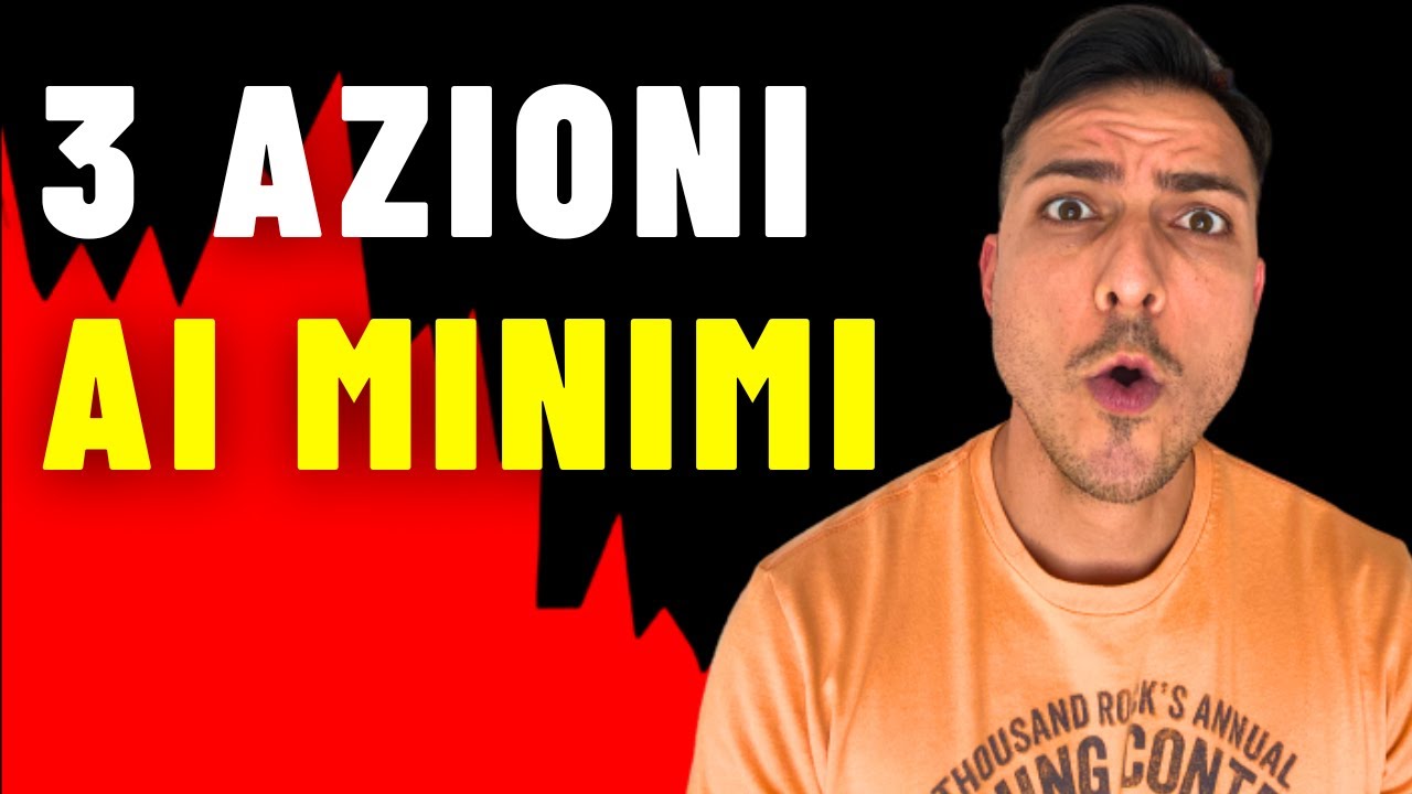 3 Azioni Crollate Miseramente! È il momento di comprarle?
