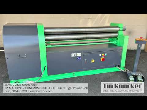 HM MACHINERY HM MRM 1550-130 Power Plate Rolls | Sierra Victor Industries (1)