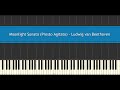 Moonlight Sonata (Presto Agitato) - Ludwig van ...