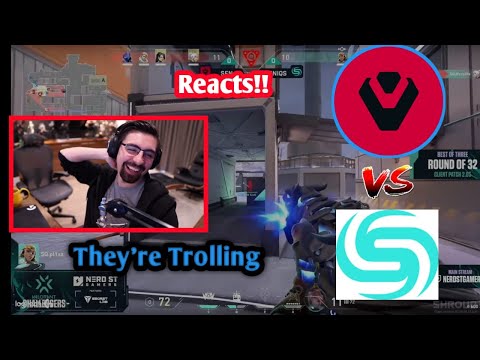 Shroud Reacts to sentinals Vs Soniqs  In vct qualifiers!!!