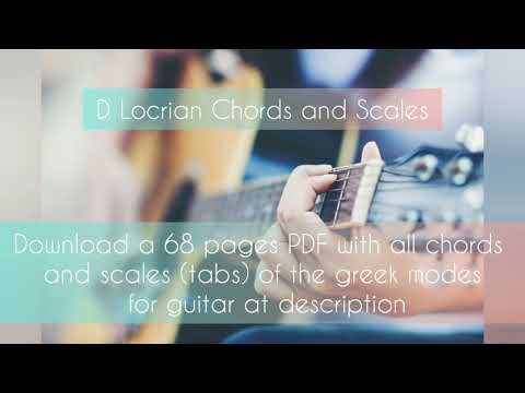 D Locrian - All Chords and Scales of the Greek Modes for Guitar