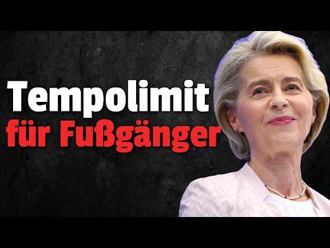 💥Erstes EU Land führt TEMPOLIMIT für Fußgänger ein