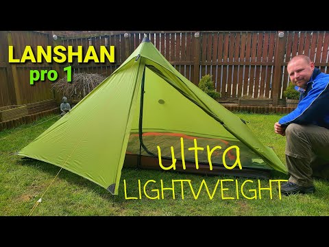 3F UL GEAR LANSHAN PRO 1 ultra lightweight hiking & backpacking tent.