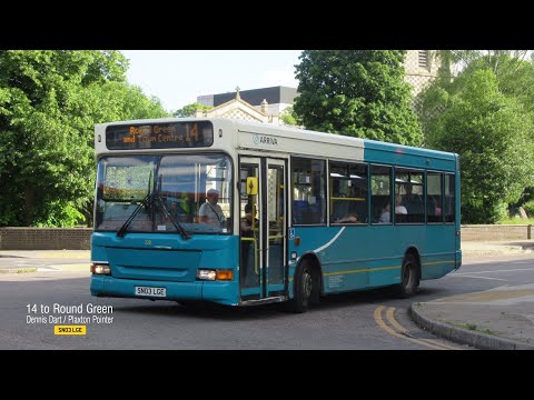 (TRASBOX TUESDAY) SN03 LGE | Arriva the Shires | Dennis Dart / Plaxton Pointer | 14 to Round Green