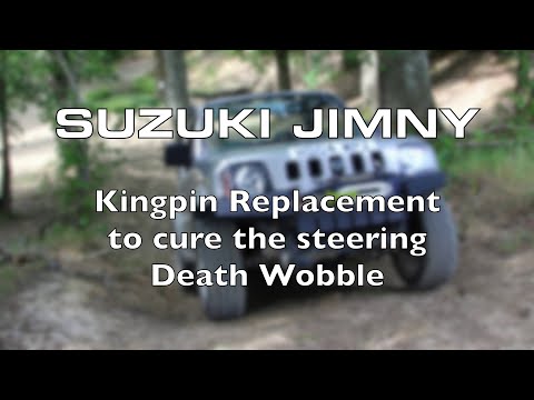 Jimny King Pin replacement to fix the steering death wobble.