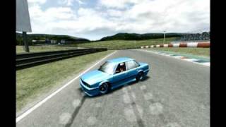 preview picture of video 'LFS BMW e30 Short, But insane drift.. :D.avi'