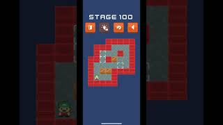 Sokoban Push Puzzle - Stage 100