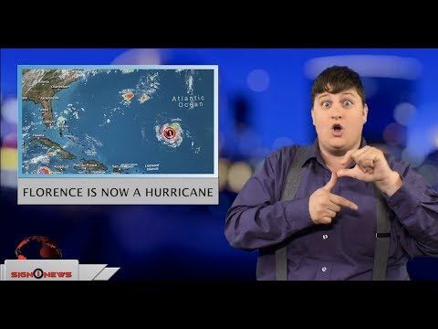 Florence is now a hurricane (ASL - 9.9.18)