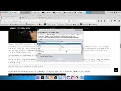 Brute Forcing Woods RF Power Outlet using the rfpwnon Post Hardware Module in Metasploit