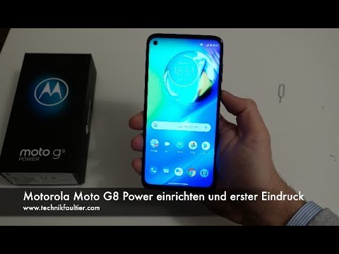 Motorola Moto G8 Power setup and first impression