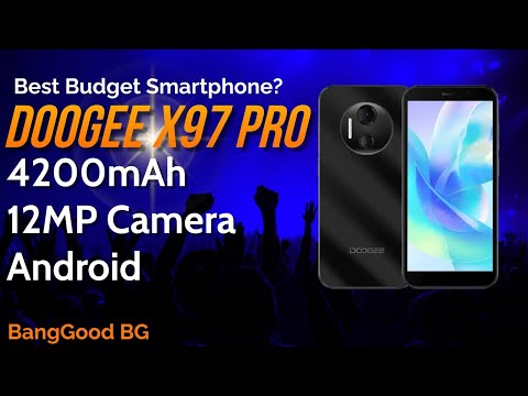 DOOGEE X97 Pro Global Version NFC 4GB 64GB Helio G25 6.0 inch Display 4200mAh Android 12 12MP Camera