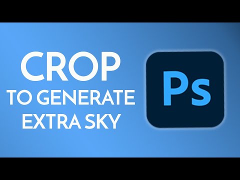 Use the Photoshop Crop Tool to Create More Background or Sky in Your Image