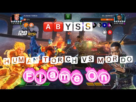 Abyss of legends - Human Torch Vs Ex. Mordo | Marvel Contest Of Champions