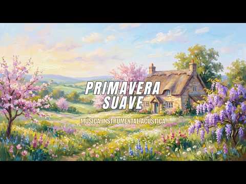 guitarra acústica relajante 🌸 una mañana de primavera para leer, escribir y estudiar