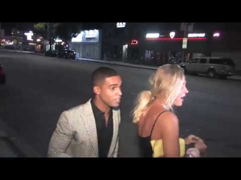 Scream Queens cast leaving Nice Guy Nightclub in Hollywood
