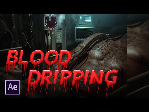 Blood Dripping in an IV Bag - After Effects Tutorial