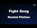 Fight Song - Rachel Platten Karaoke 【No Guide Melody】Instrumental