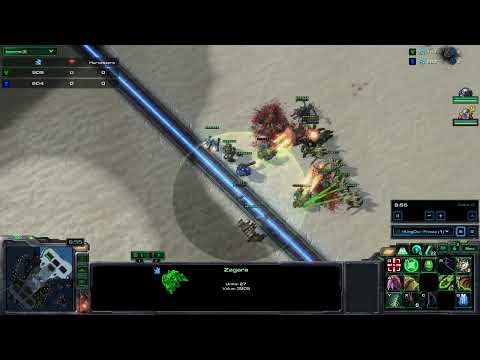 Zagara vs Tychus 1v1, c136 Direct Strike - Commanders SC2