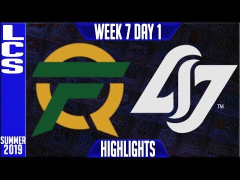 FLY vs CLG Highlights | LCS Summer 2019 Week 7 Day 1 | FlyQuest vs Counter Logic Gaming