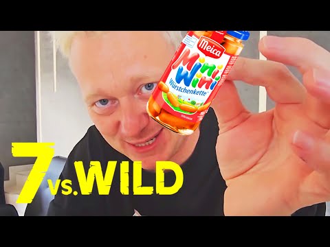 YOUTUBE KACKE: Knossi packt sein komplettes Haus in die 7 VS. WILD Flasche