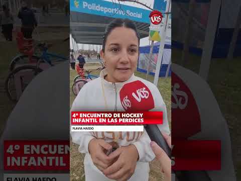 LAS PERDICES: Más de 120 jugadoras participan del 4° Encuentro de Hockey Infantil.