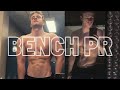 IM BACK!! GETTING A BENCH PR | WORKOUT VLOG