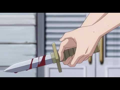 One piece - Nami stabs herself - Luffy gives his hat to nami