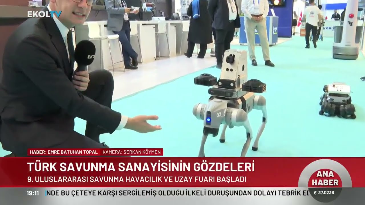 SAHA EXPO’da Robotik İlgi Odağı: Unitree GO2 EKOL TV Ekranlarında