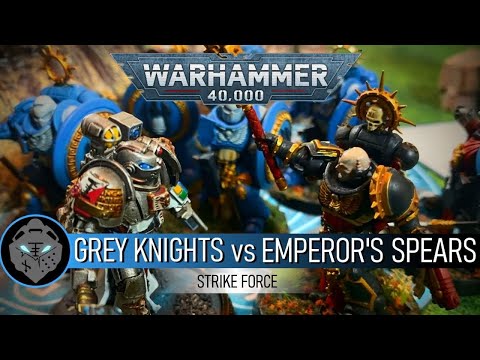Grey Knights vs Emperor’s Spears - A Warhammer 40,000 Battle Report