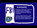 FBI Warning 2000 2003 VHS My Version
