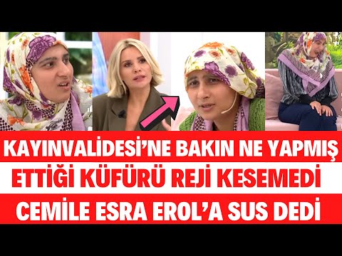 ESRA EROL’DA CEMİLE STÜDYOYU BİRBİRİNE KATTI YAPTIĞI HAREKET GÜNDEM OLDU MĞGE ANLI YAYIN KONUĞU YAPT