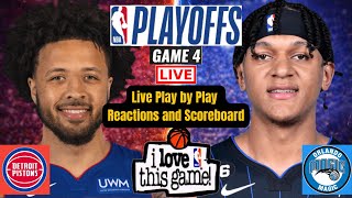 🔴 Detroit Pistons vs Orlando Magic | 2026 NBA playoffs | Scoreboard | Play-by-Play  | SOLSQUI