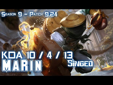 MaRin SINGED vs JAX Top - Patch 9.24 KR Ranked