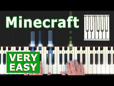 EPIC Piano Tutorial: Insanely Easy Minecraft Song!