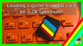 Loading from SD card on ZX Spectrum!