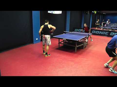 настольный теннис Гаврилов - Виноградов (матерятся жутко)