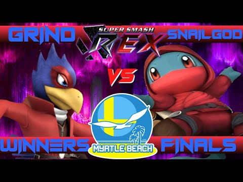 SocaSmash 161 Super Smash REX: Grind (Falco) vs SnailGod (Squirtle) Winners Finals