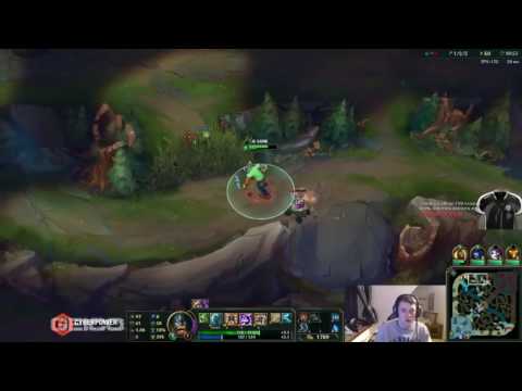 League Of Legends S7 — Svenskeren as Olaf Jungle vs Twitch  Preseason Ranked Gameplay