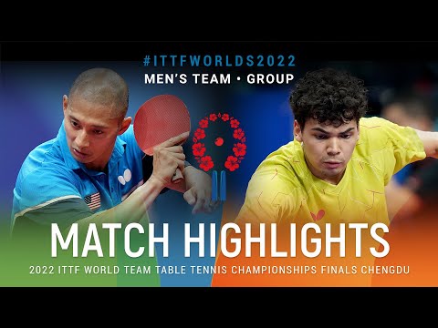 Highlights | Earl James Alto (USA) vs Angel Naranjo (PUR) | MT Grps | #ITTFWorlds2022