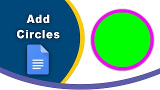 How to draw a circle in google docs