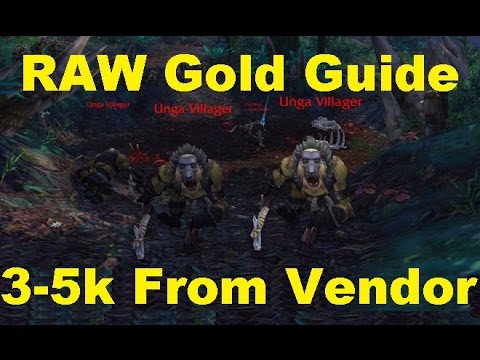 3000-5000g / hour RAW GOLD with Vendor - No Auctioning - No Struggle - WOD 6.2.3