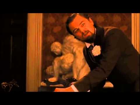 Django Unchained Leonardo DiCapario Skull Scene