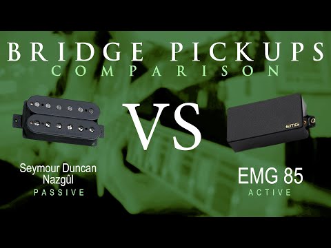 Seymour Duncan NAZGUL vs EMG 85 - Bridge Pickup Guitar Comparison / Demo