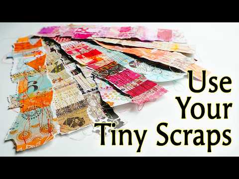 Scrappy Strips - Use All Your Tiny Paper Scraps [Tutorial & How I Use Them in My Art Journals]