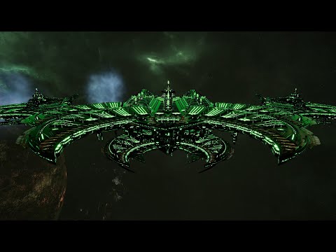Necrons vs Imperial Navy - Skalgrim Mod - Massive Battle - Battlefleet Gothic Armada 2