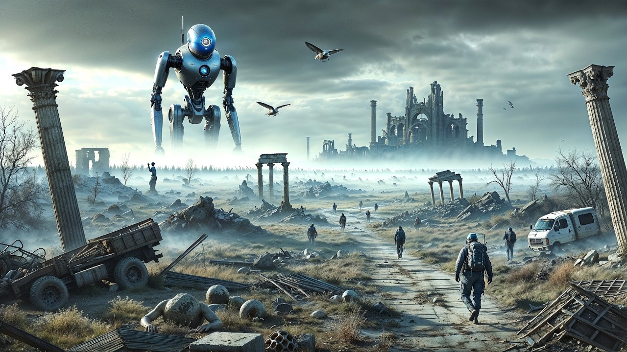 In Future, Self-Aware AI Robots Rule a Ruined Earth While Humanity's Last 1% Struggles to Reclaim it